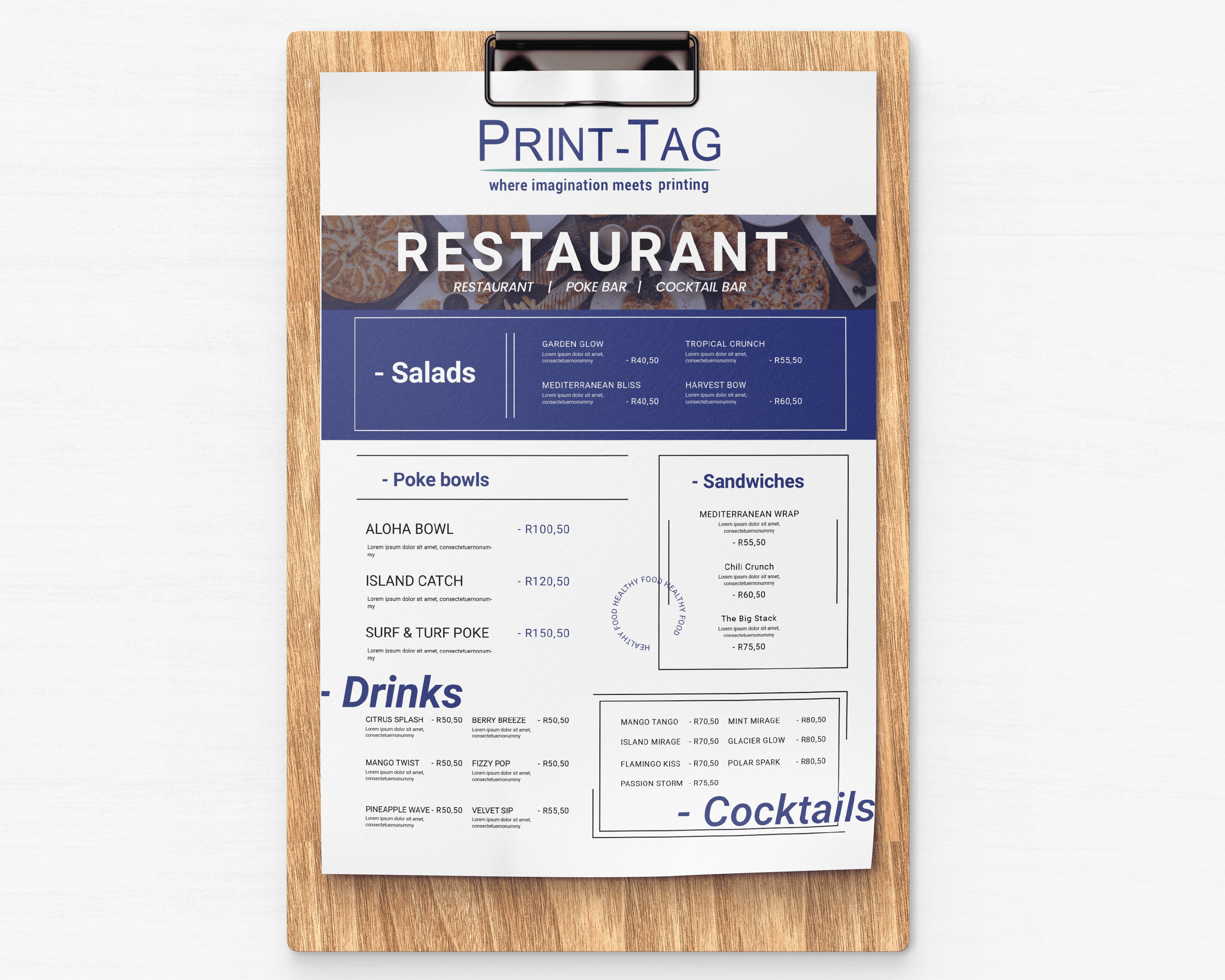 Menus